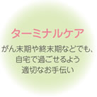 タームナルケア